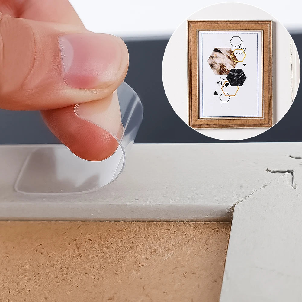 200/100/60/10PCS Double-Sided Transparent Tape Sticker Waterproof Wall Stickers Nano Double Face Tape for Home Office Bathroom