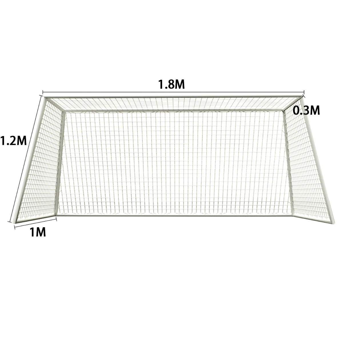 Soccer Ne Practice Goal Net Polyethylene Anti-impact Football Post Net Foldable Portable Soccer Net Football Game Equipment