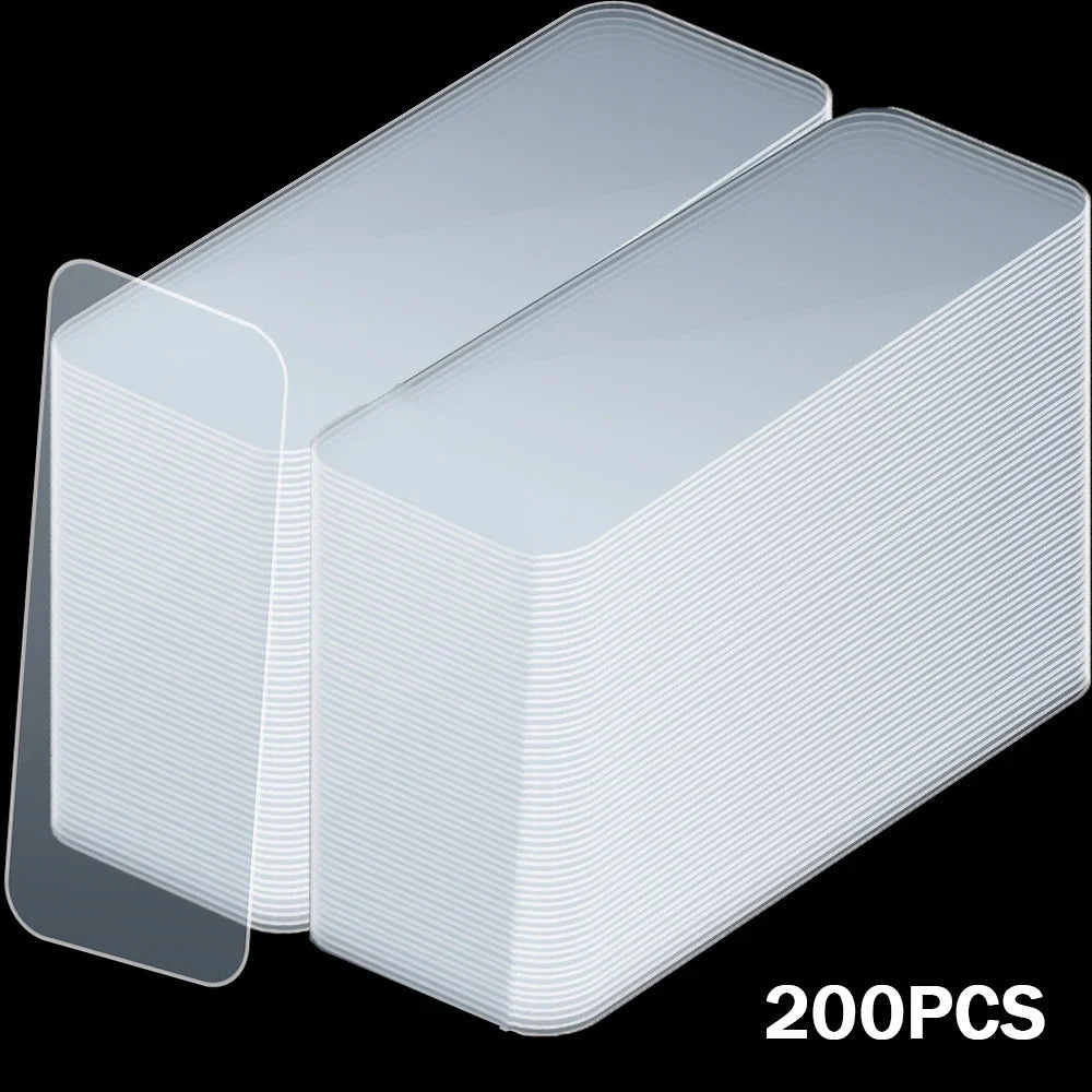 200/100/60/10PCS Double-Sided Transparent Tape Sticker Waterproof Wall Stickers Nano Double Face Tape for Home Office Bathroom