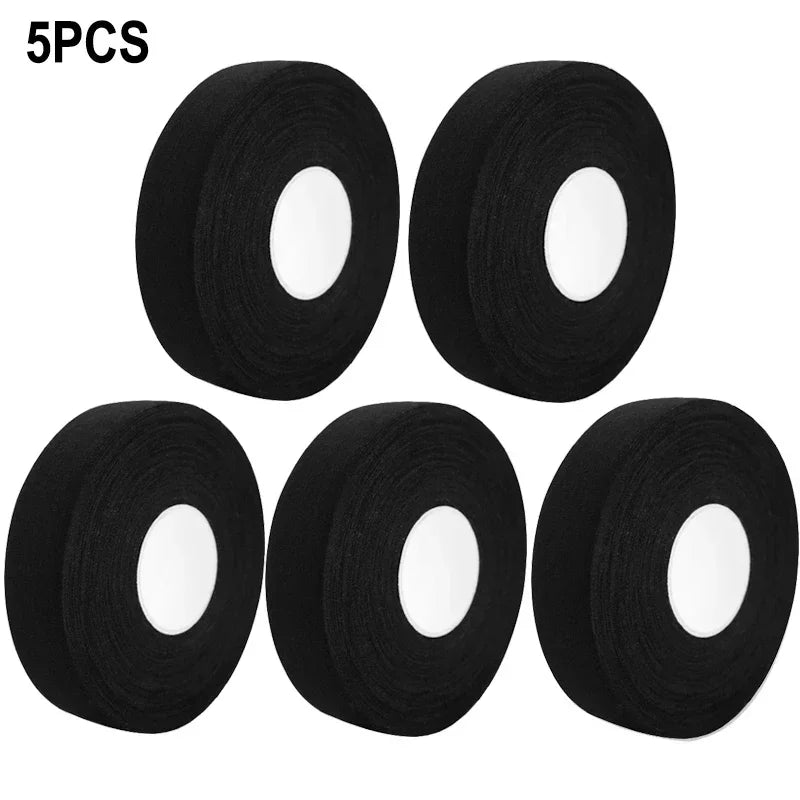 5pcs 25M Hockey Tape Hockey Stick Tape Self-Adhesive Badminton Handle Ice Hockey Grip Tape Roll Anti-slip Sport Accessory