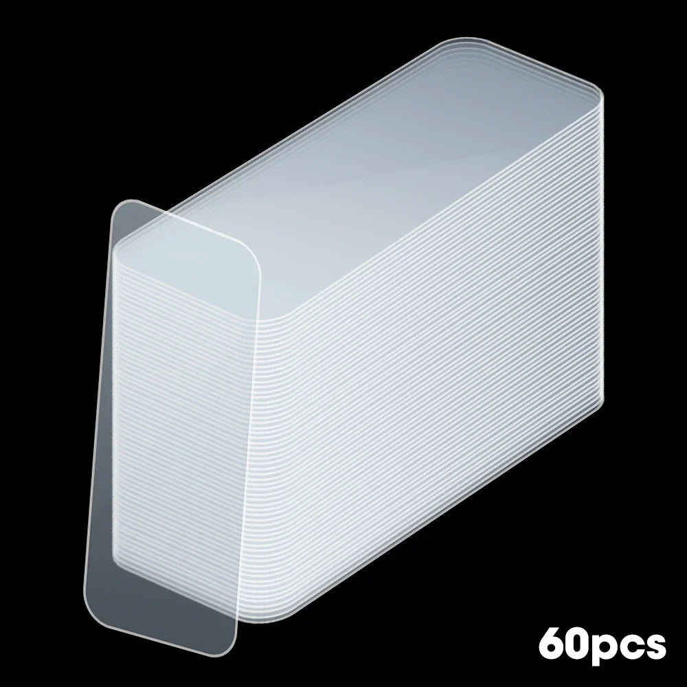 200/100/60/10PCS Double-Sided Transparent Tape Sticker Waterproof Wall Stickers Nano Double Face Tape for Home Office Bathroom