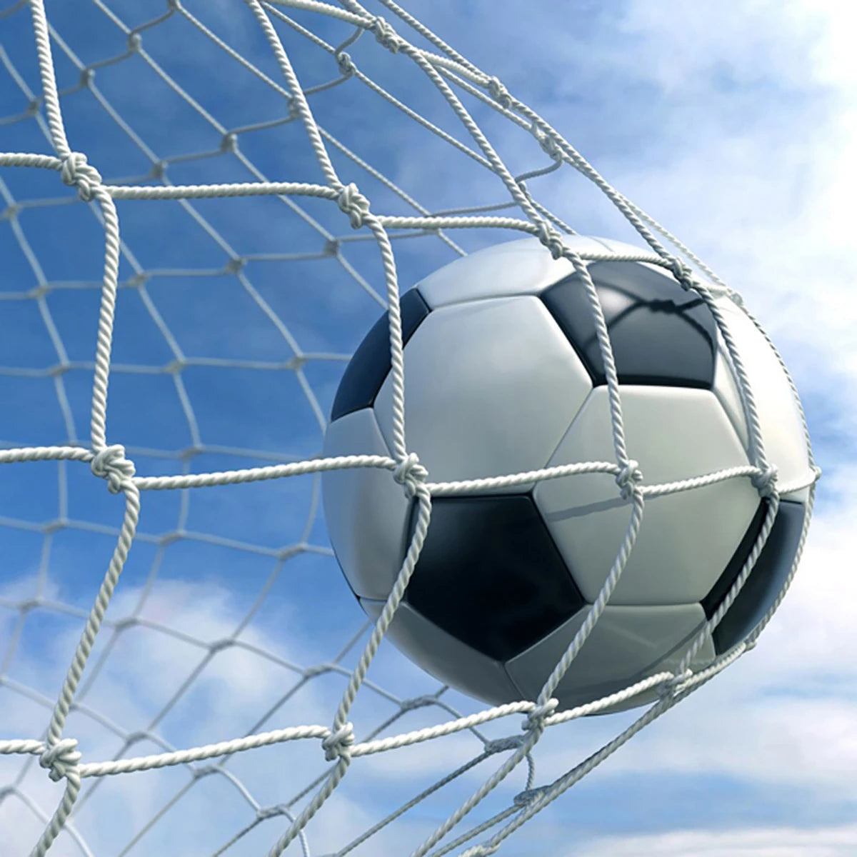 Soccer Ne Practice Goal Net Polyethylene Anti-impact Football Post Net Foldable Portable Soccer Net Football Game Equipment