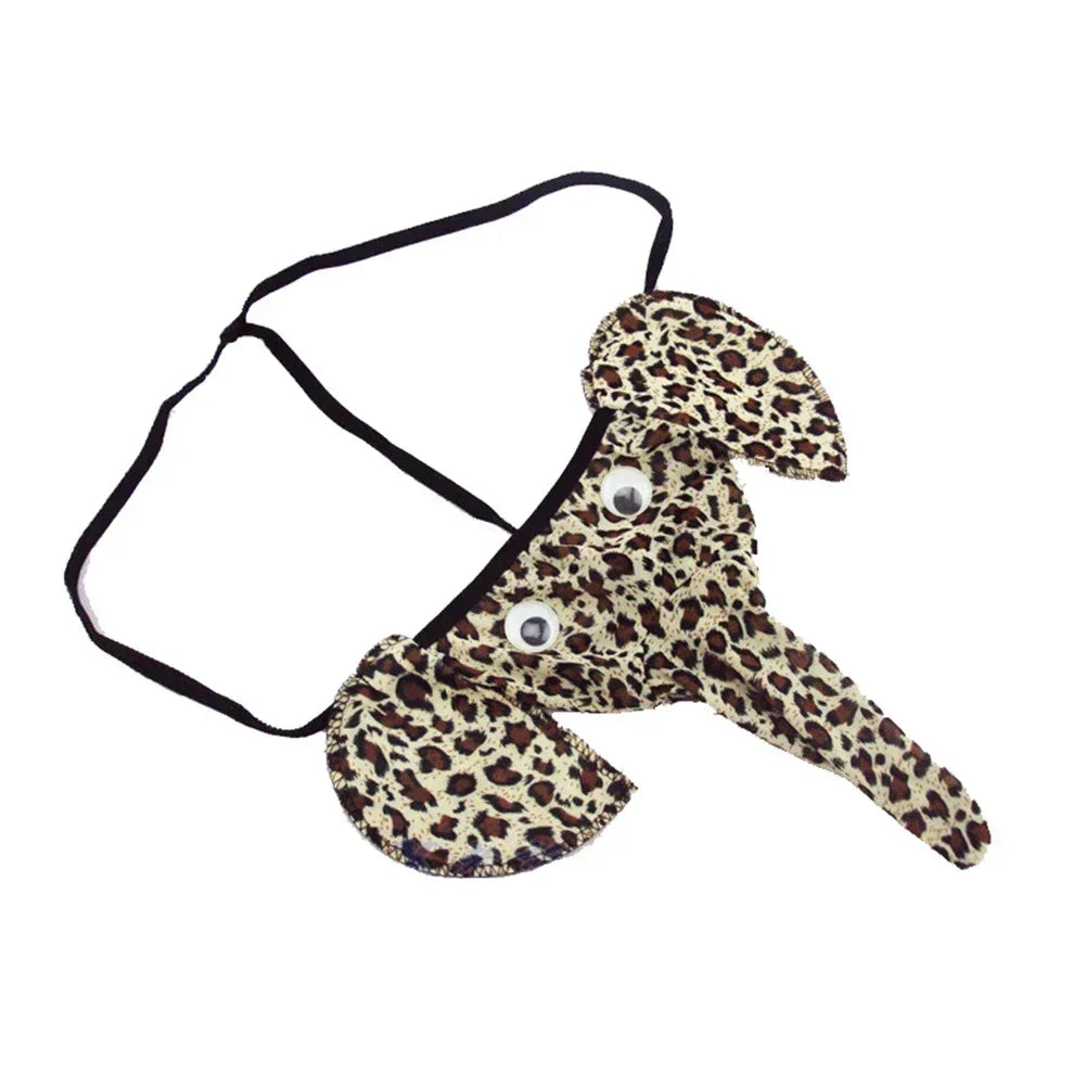 Men's Panties Elephant Thongs Elephant Nose Bikini Underpants