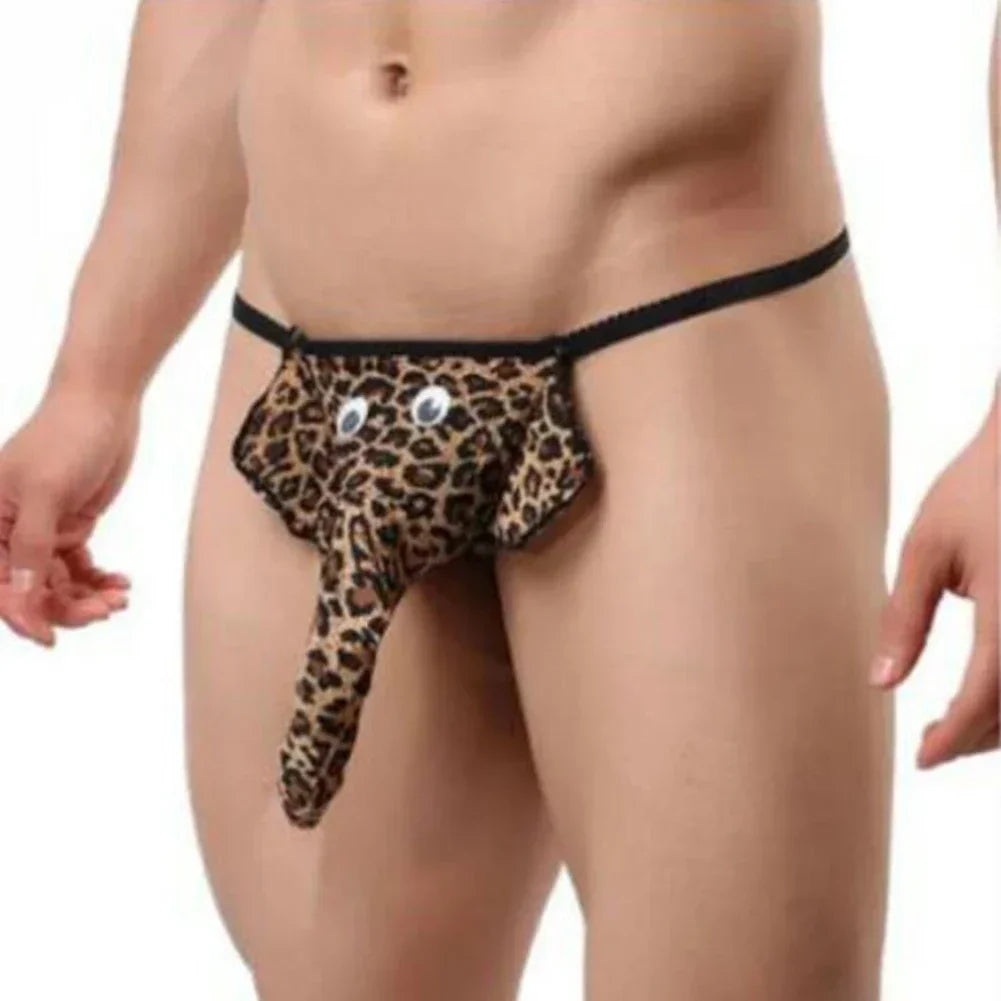 Men's Panties Elephant Thongs Elephant Nose Bikini Underpants