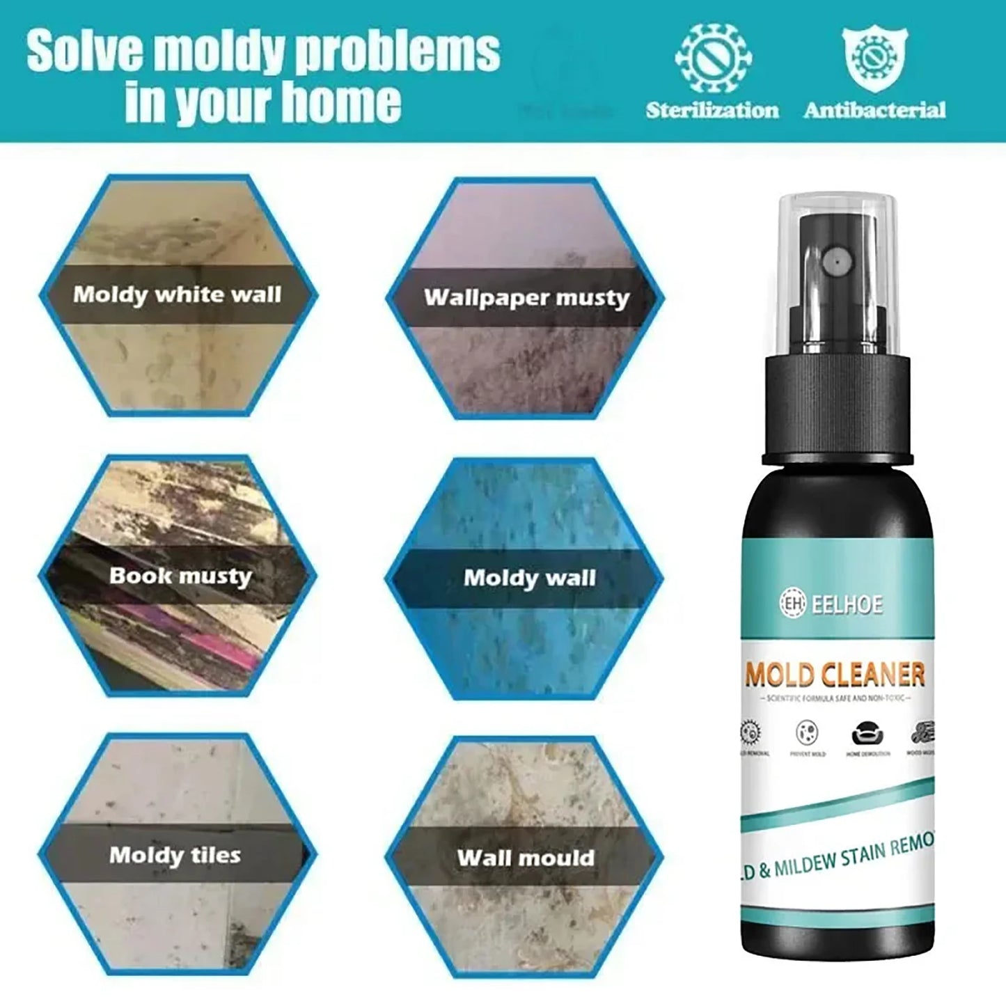 Mold Remover Spray Easy to Use Formula