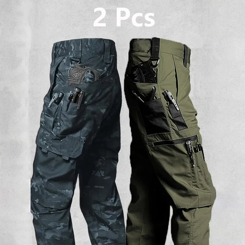 2Pcs  Men's Tactical Pants