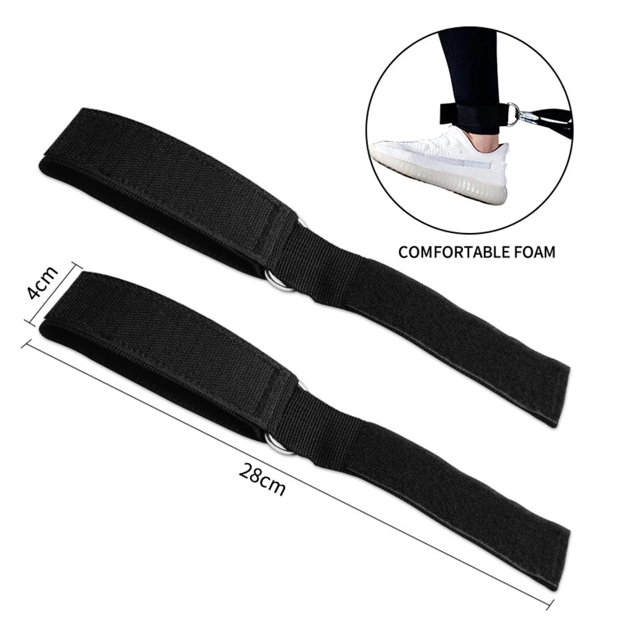 Fitness Resistance Tube Band Stretch Rubber band Pull Rope Exercise Training Expander Door Anchor Handle Ankle Strap Accessories