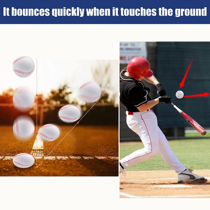 Baseball No. 9Softball Hardball Training Handmade Balls Fitness Products White Safety Kid Baseballs Men's Practice Team Game
