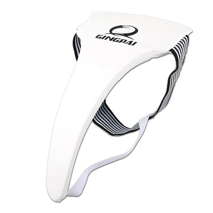 High Grade White Taekwondo Groin Guard Protector Men Women Children Crotch Protector Kiching Boxing Karate Penis Support
