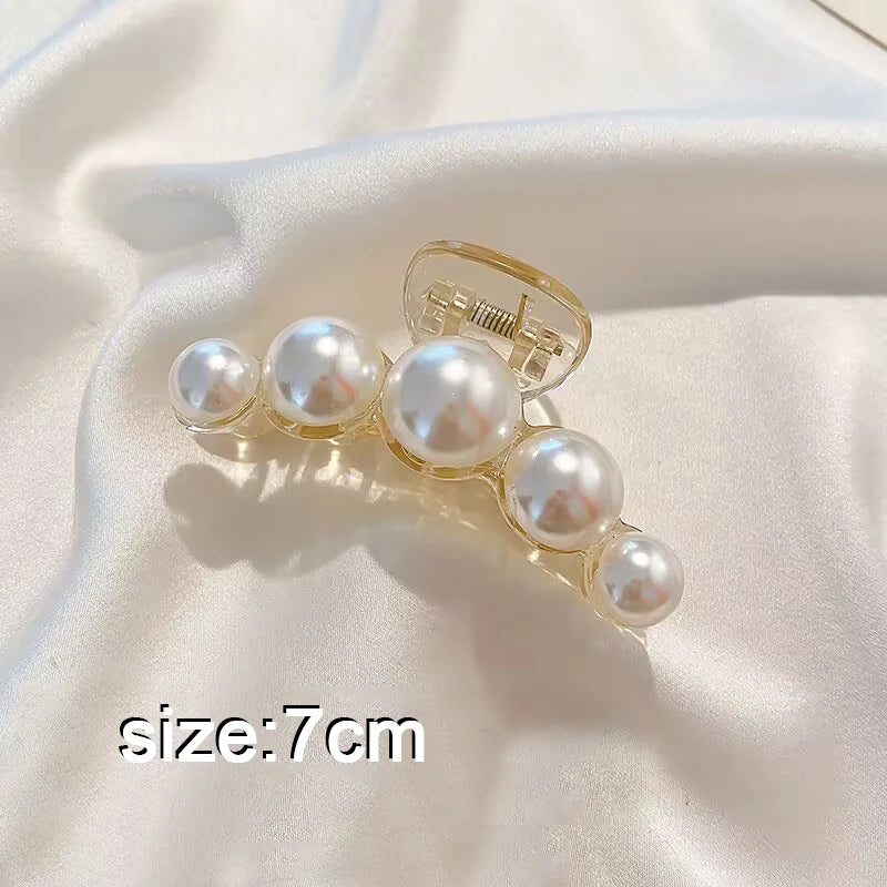 2023 Korean Metal Geometric Hair Claws Barrettes Elegant Hair Clips Crab Hollow Out Hairpin Headwear Women Girl Hair Accessories