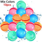 Reusable Magnetic Water Balloons Refillable Water Balloon Quick Fill Self Sealing Water Bomb Splash Balls for Kids Swimming Pool