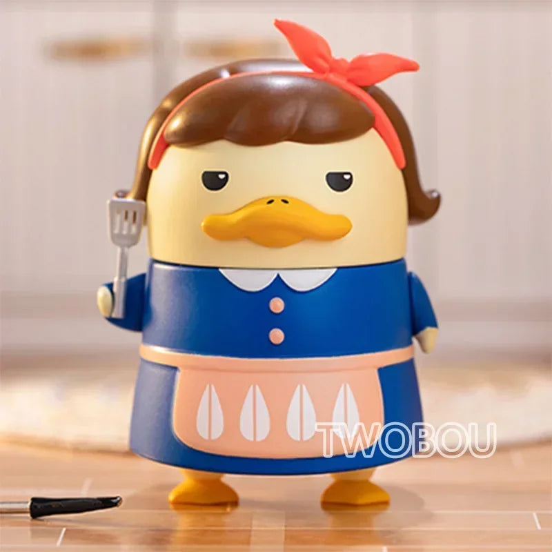 DUCKOO Kitchen Battle Genuine Blind Box Mystery Box Kawaii Ornaments Figurines Home Decor Desktop Model Dolls
