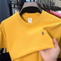 100% cotton high-end short pony embroidery