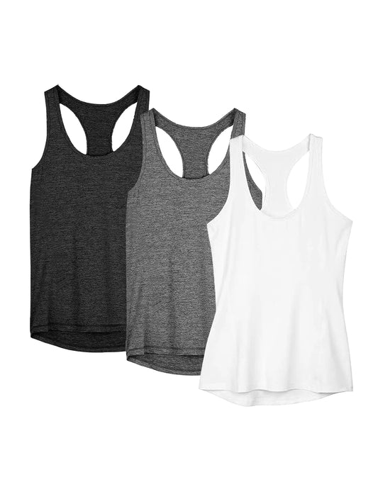 3 Pcs Women Sport tank Tops