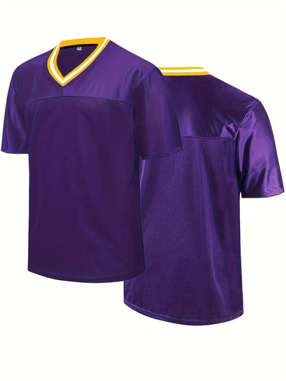 Blank Football Jersey Men's Clothing Training Tops Breathable Quick Drying High