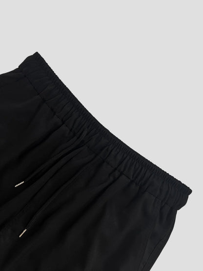 Men's Drawstring Waist Cargo Pants Regular Fit Casual Comfy Straight Leg
