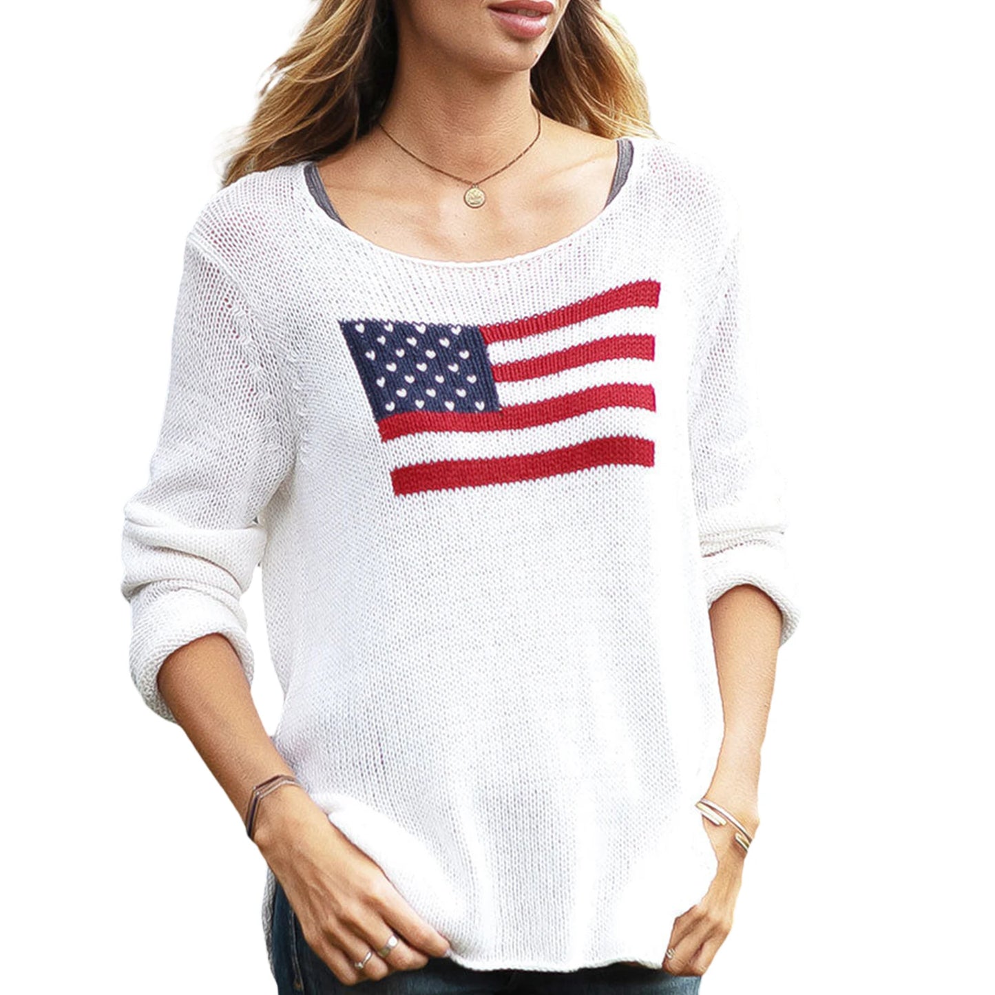 Women s Knit Sweater Long Sleeve