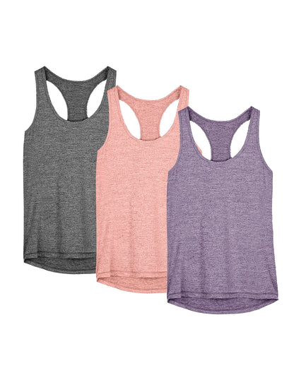 3 Pcs Women Sport tank Tops
