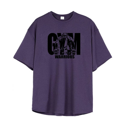 Oversized Loose Men's Casual Sport T-Shirt Gym Bodybuilding