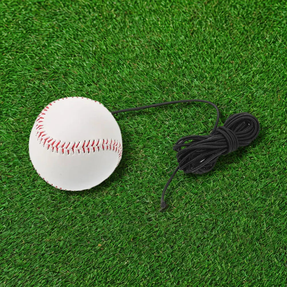 Baseball Batting Trainer with Elastic Rope Hitting Practice Equipment Batting Swing Trainer for Baseball and Softball