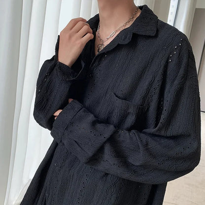 Casual Vest Loose Fit Long Sleeve Tweed Style Jacket
