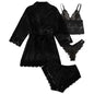 4 Pieces Woman Sleepwear Pajamas