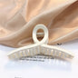 2023 Korean Metal Geometric Hair Claws Barrettes Elegant Hair Clips Crab Hollow Out Hairpin Headwear Women Girl Hair Accessories