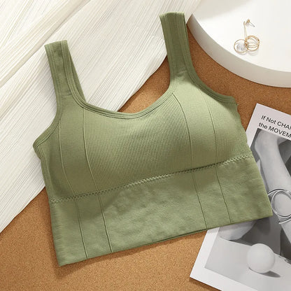 Breathable Sports Bra  Fitness Top Yoga Bra Shockproof Bra Gym Workout Top