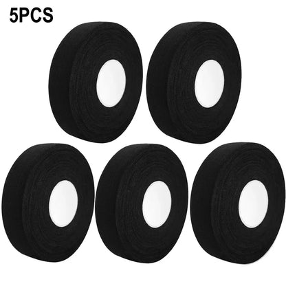 5pcs 25M Hockey Tape Hockey Stick Tape Self-Adhesive Badminton Handle Ice Hockey Grip Tape Roll Anti-slip Sport Accessory