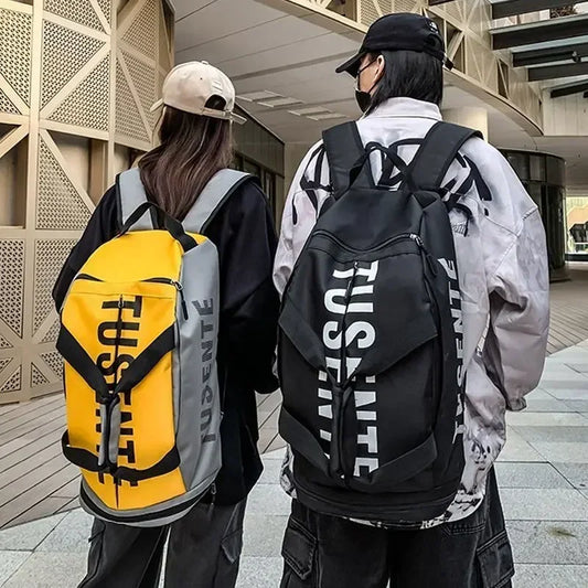 Large Capacity Sport Gym Bag Women Fitness Backpack Waterproof Multi-Functional Shoes Warehouse Travel Pack Sports Shoulder Bags