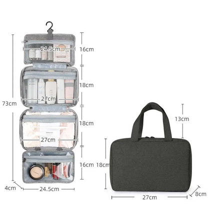 Travel Hanging Toiletry Bag Water-proof Cosmetic Storage Bag Bathroom Beauty Wash Bag  AccessoryTowel Bag Wet Dry Separated Bag