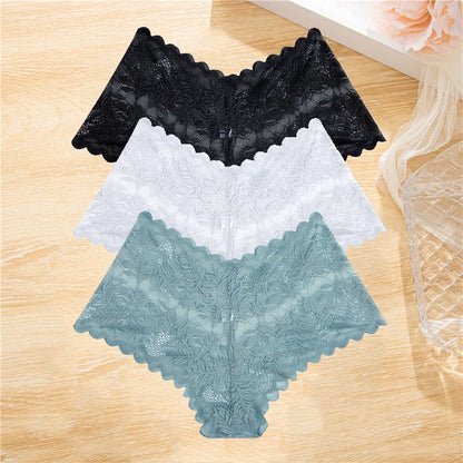 3Pcs/set Lace Panties Wome Underwear S-XL Girls,  Ladies Underpants Lingerie
