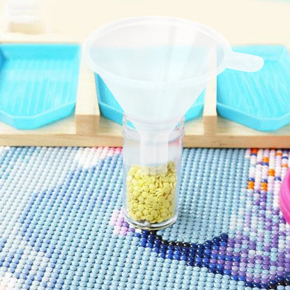 Diamond Painting Funnel Color Bead Container Diamond Embroidery Accessories