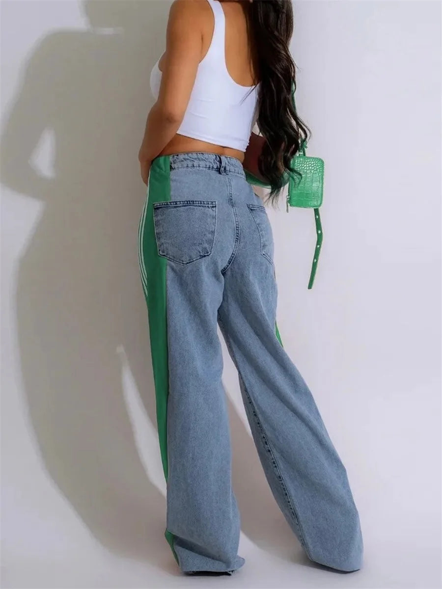 Women Waist  Denim Jeans Baggy Fit