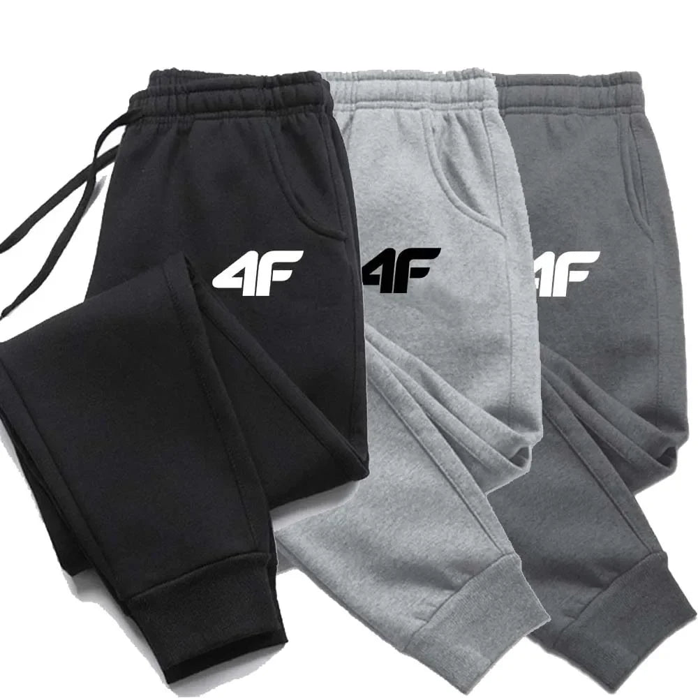 4F Creativity Printed Pants Men Casual Jogging Fitness
