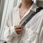 Casual Vest Loose Fit Long Sleeve Tweed Style Jacket