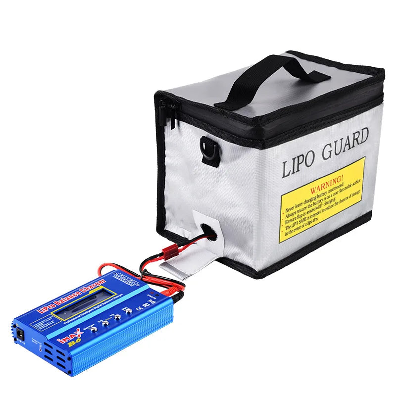 Lithium Battery Explosion-proof Bag High Temperature Resistant Flame Retardant Bag With Battery Hole