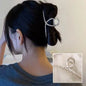 2023 Korean Metal Geometric Hair Claws Barrettes Elegant Hair Clips Crab Hollow Out Hairpin Headwear Women Girl Hair Accessories