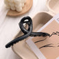 2023 Korean Metal Geometric Hair Claws Barrettes Elegant Hair Clips Crab Hollow Out Hairpin Headwear Women Girl Hair Accessories