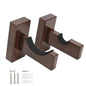 2Pcs Display Rack Bracket Baseball Bat Holder Wooden with Screws Wall Mount Hanger Portable Softball Bat Hockey Stick Stand