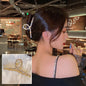 2023 Korean Metal Geometric Hair Claws Barrettes Elegant Hair Clips Crab Hollow Out Hairpin Headwear Women Girl Hair Accessories