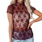 Women s  Tops Mesh Sheer  Fit T-Shirt