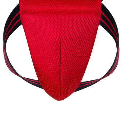 Red Blue Black MMA Kick Boxing Sports Crotch Guard Men Kids Taekwondo Sanda Training Protector Jockstrap Groin Supporter Below
