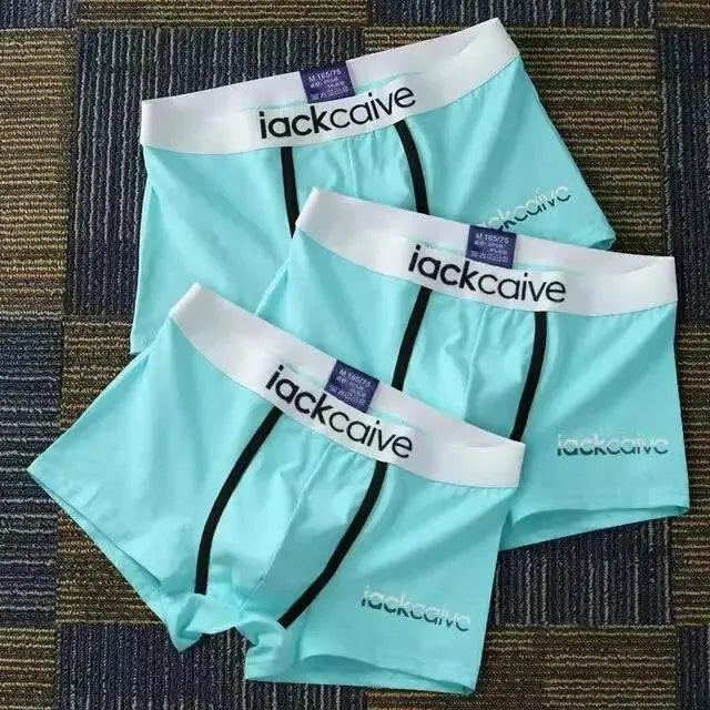 3Pcs Male Cotton Men's Underwear Boxers M-3XL