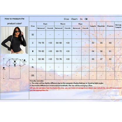 Woman T-shirt Slim Fit Tops Knitted  Tee Shirt Street Wear