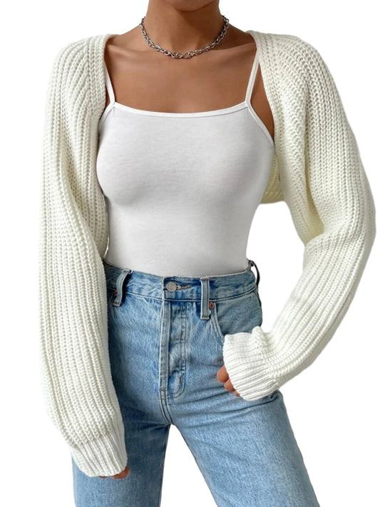 Women s Cardigan Long Sleeve Knit Sweater Tops