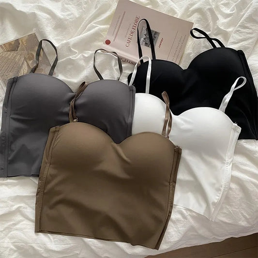 1pc Knitted Yoga Gym Tank Top Bra Chest Pad