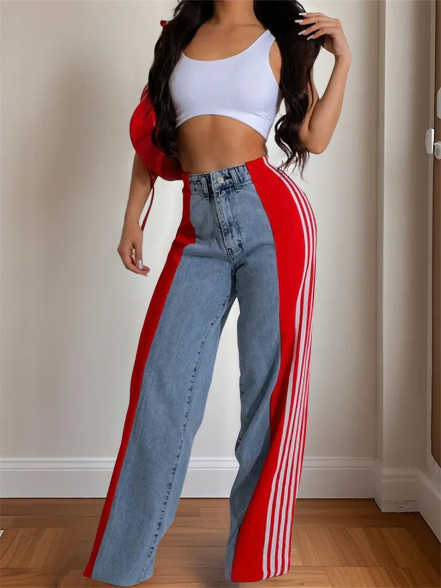 Women Waist  Denim Jeans Baggy Fit