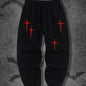 Harajuku hip-hop pants Printed Pattern Slim Men Y2K Gothic Leisure Fashion Sports Street Wear Couple Sweatpants