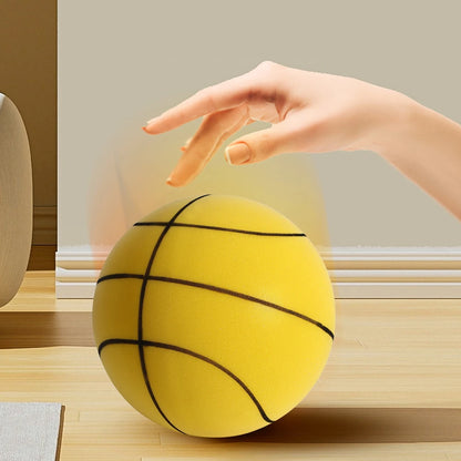 Bouncing Mute Ball Indoor Silent Basketball 24/21/18cm Silent Soft Foam Basketball Child Sports Toy or only Basketball Hoop